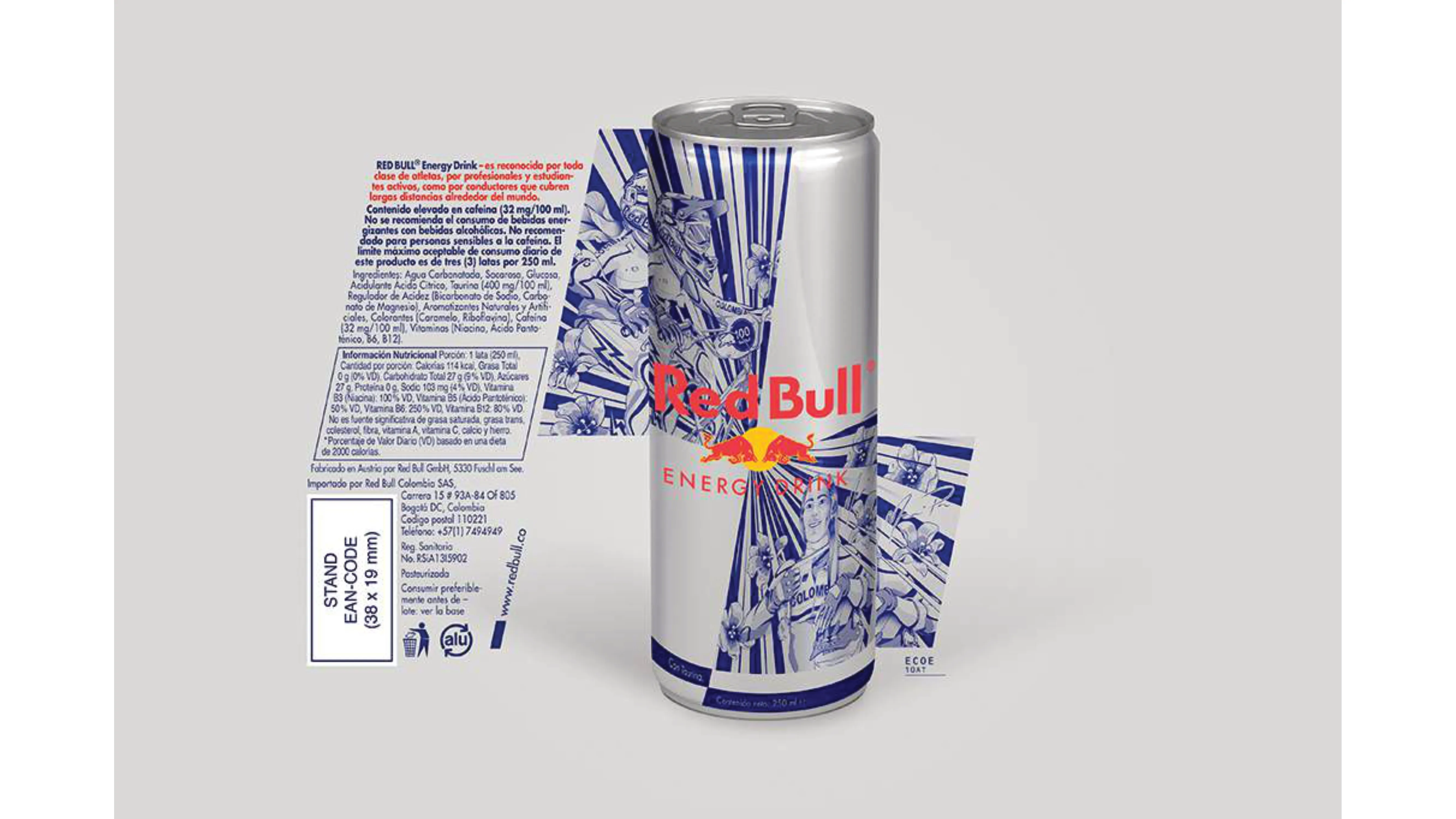 Red Bull Colombia - Packaging
